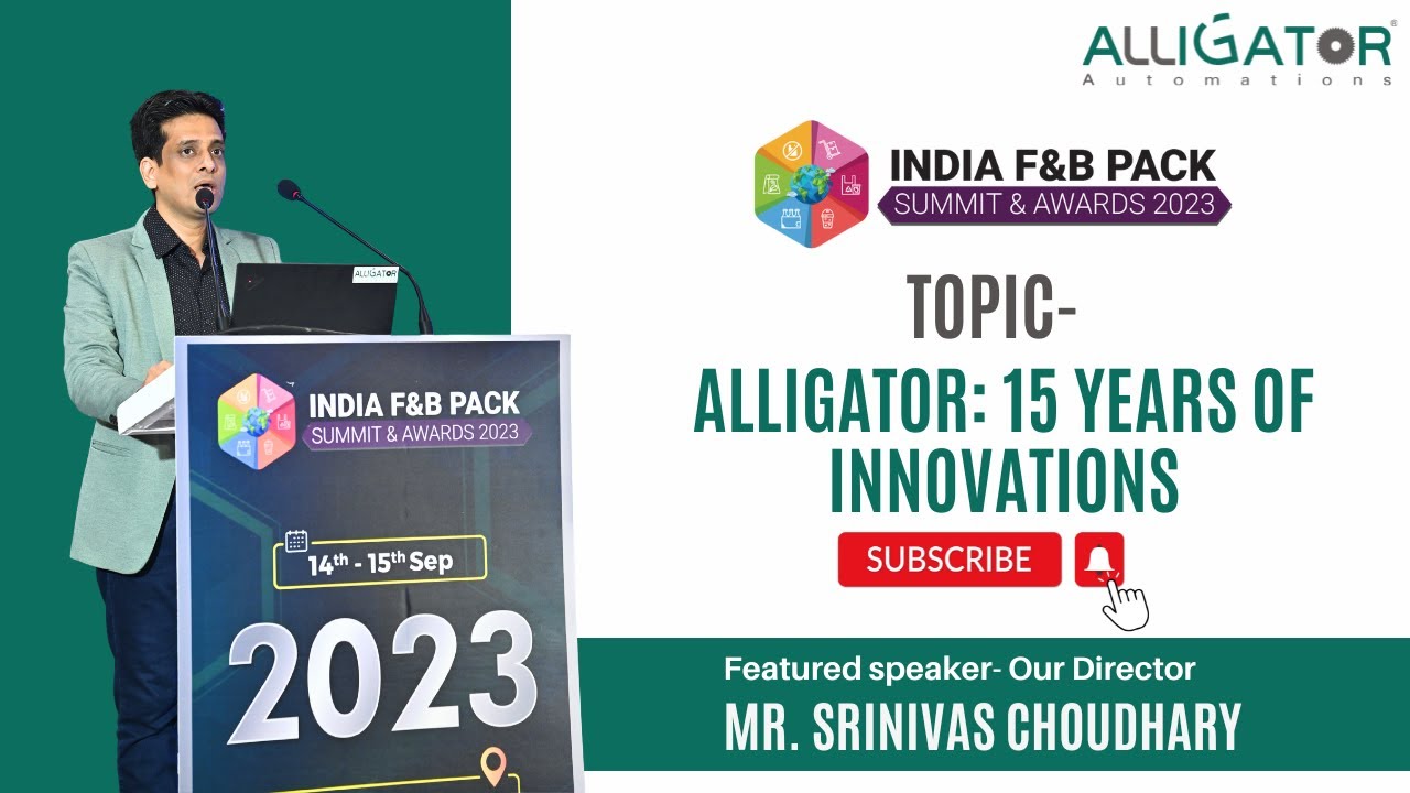 Alligator Automations Corporate Presentation- 15 Years of Innovations. Mr Srinivas Choudhary, Director